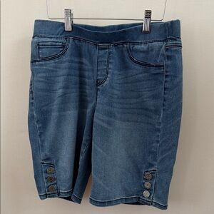 Denim Blue Women's Bermuda Shorts